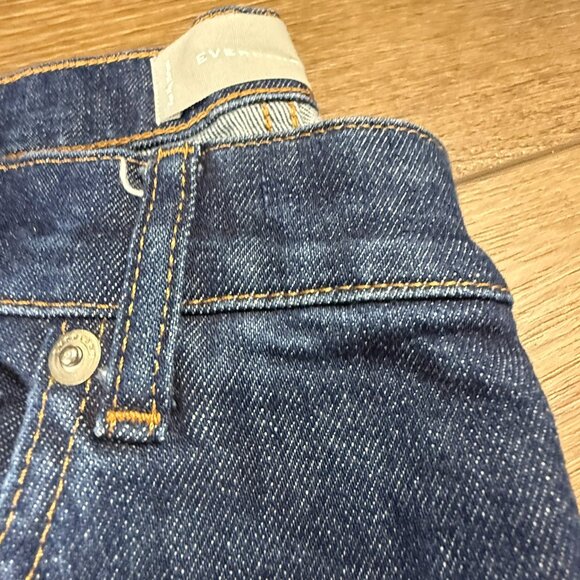 Everlane Women's Way High Straight Leg Ankle Jeans Dark Wash Denim Sz 32 - Picture 5 of 13